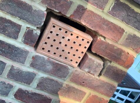 Ridges and ventilation brick installed St Albans